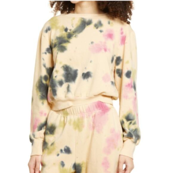 AFRM Tie Dye Print Crewneck Sweatshirt - Picture 1 of 5